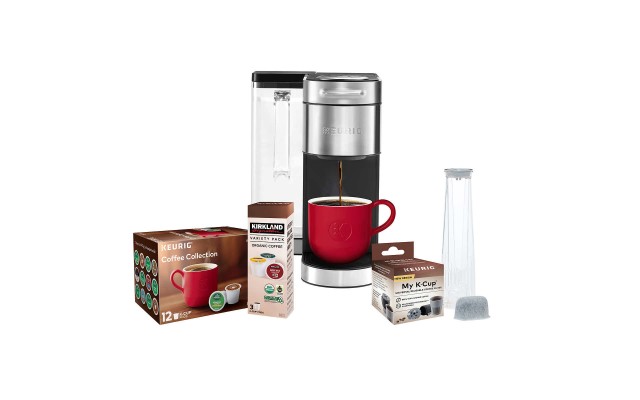  K-Supreme Plus C Single Serve Coffee Maker, with 15 K-Cup Pods, Multistream Technology