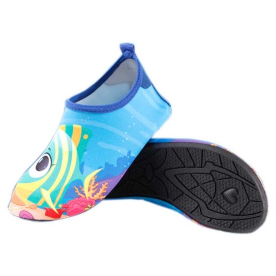 Kids Summer Non-Slip Lightweight Swim Water Shoes, Aqua Socks, Pool & Beach Walking Shoes for Toddlers, Kids, Boys and Girls, The Big Eye, Little Kid 12.5/13