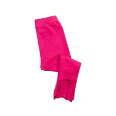 Kidsy Baby Girls Frilled Pants – Peruvian Pima Cotton, Elastic Waist, Pull-On, Solid Colors