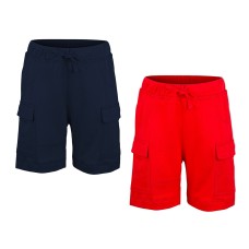 Kidsy Boys Casual Beach Cargo Shorts – Soft Cotton, Pull-On/Drawstring Closure, Two Pockets