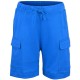  Boys Casual Beach Cargo Shorts – Soft Cotton, Pull-On/Drawstring Closure, Two Pockets, Cobalt, 5