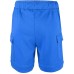  Boys Casual Beach Cargo Shorts – Soft Cotton, Pull-On/Drawstring Closure, Two Pockets, Cobalt, 8