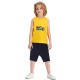  Boys Casual Beach Cargo Shorts – Soft Cotton, Pull-On/Drawstring Closure, Two Pockets, Midnight, 4