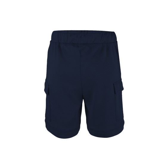  Boys Casual Beach Cargo Shorts – Soft Cotton, Pull-On/Drawstring Closure, Two Pockets, Midnight, 5