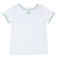 Kidsy Boys Turtle Graphic Printed Peruvian Cotton T-shirt – Short Sleeve, Crewneck, White, 2