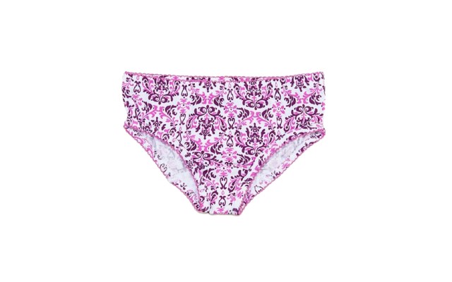  Girls Casual Paisley Briefs – Soft Cotton, Pull-On Closure, Snow, 3