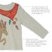  Girls Cowgirl Pattern Peruvian Cotton Printed T-Shirt – Long Sleeve, Crewneck, Oatmeal Heather, 2