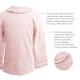  Girls Frilled Neck And Cuffs Peruvian Cotton T-Shirt – Long Sleeve, Crewneck, Tickled Pink, 8