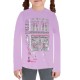  Girls High Couture Graphic Printed Peruvian Cotton T-Shirt – Long Sleeve, Crewneck, Lilac, 2