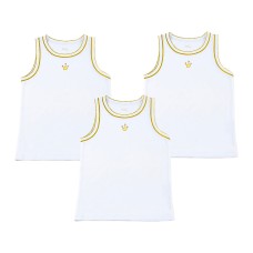 Kidsy Girls King’s Crown Peruvian Cotton T-Shirt – Sleeveless, Crewneck