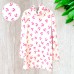  Girls Pink Anchor Peruvian Cotton Pullover Hoodie – Long Sleeve, Front Pocket, Anchor, 4