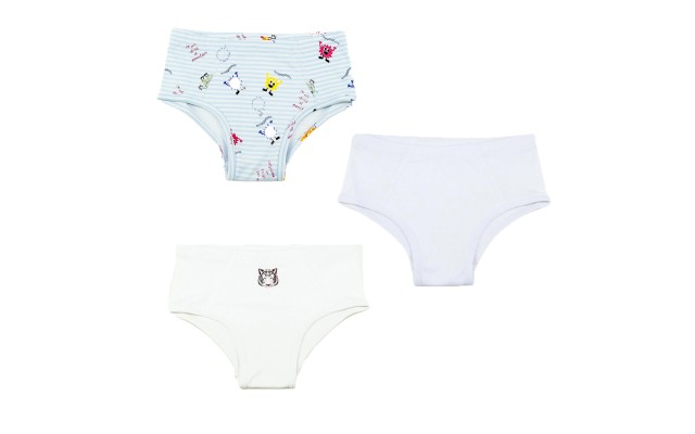  Toddler Baby Boys Casual Soft Cotton Pull On Briefs 2 3 4 5 6 8 Years, Monster/Tiger/Snow (Set of 3), 8