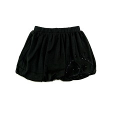 Kidsy Toddler Baby Girls Embroidery Bubble Skirt – Peruvian Pima Cotton, Balloon Skirt, Elastic Waist, Pull-On, Solid Colors