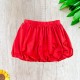  Toddler Baby Girls Embroidery Bubble Skirt – Peruvian Pima Cotton, Balloon Skirt, Elastic Waist, Pull-On, Solid Colors, Persimmon, 2