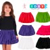  Toddler Baby Girls Embroidery Bubble Skirt – Peruvian Pima Cotton, Balloon Skirt, Elastic Waist, Pull-On, Solid Colors, Plum, 3