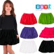  Toddler Baby Girls Embroidery Bubble Skirt – Peruvian Pima Cotton, Balloon Skirt, Elastic Waist, Pull-On, Solid Colors, Black, 4