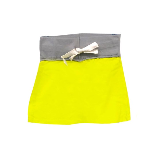  Toddler Baby Girls Skirt – Peruvian Pima Cotton, Elastic Waist, Pull-On, Lime, 3