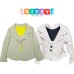  Toddler Girls Polka Dots Blazer Jacket  – Notched Lapel, Two Button Closures, LIME DOT, 2