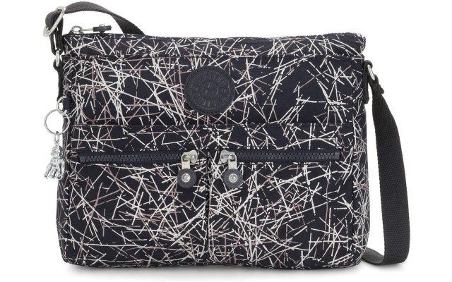  New Angie Crossbody Handbag, Navy Stick Pr