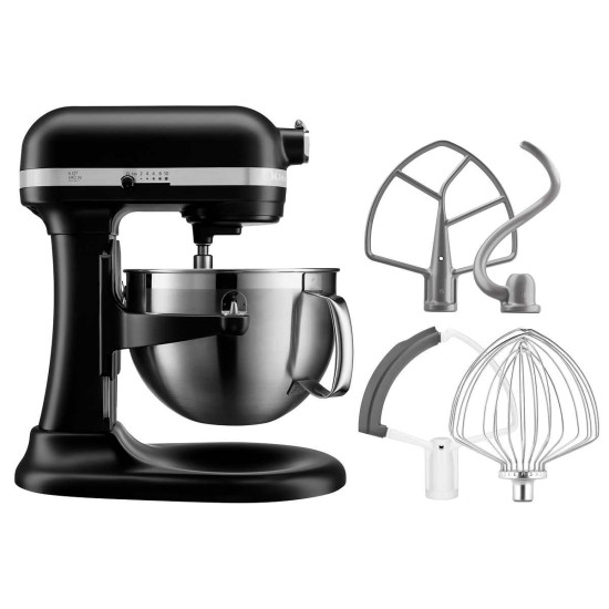  Professional Series 6 Quart Bowl Lift Stand Mixer with Flex Edge, Black