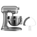  Professional Series 6 Quart Bowl Lift Stand Mixer with Flex Edge, Silver