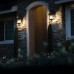  Outdoor Wall Lantern, Black