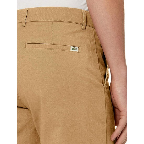  Men’s Regular Fit Chinos Stretch Pants (Beige, 42×34)