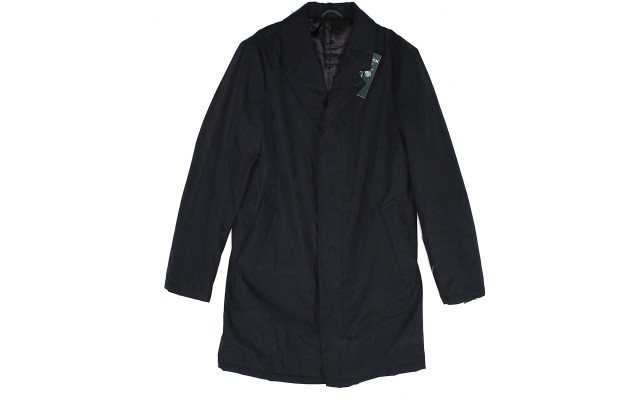  Mens Coat Heat Thermal Rainwear Black Variety, Black, 36S