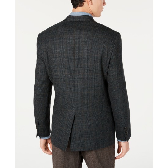  Men's Suit Jacket, Green, 44R