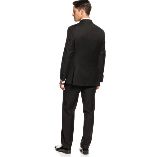  Black Classic-Fit Tuxedo Jacket (Black, 44T)