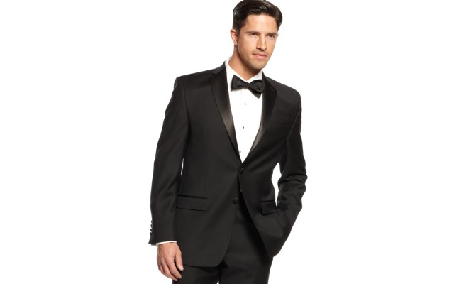 Lauren Ralph Lauren Black Classic-Fit Tuxedo Jacket (Black, 44T)