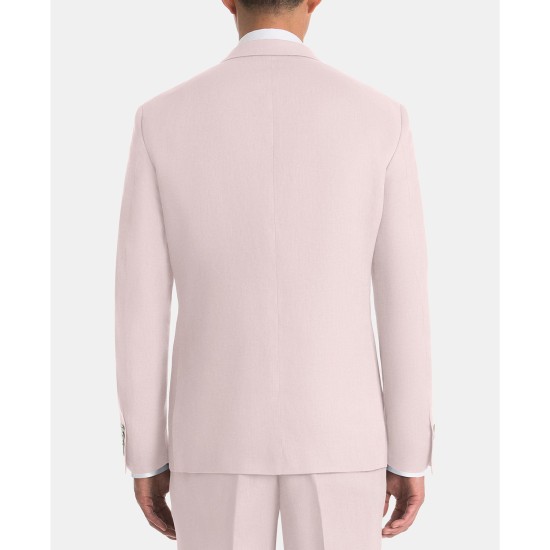 Lauren Ralph Lauren Men Linen Suit Jacket, Pink, 42S