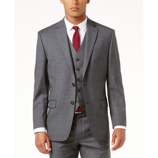Lauren Ralph Lauren Men’s Big & Tall Grey Suit Separates (Gray, 58)