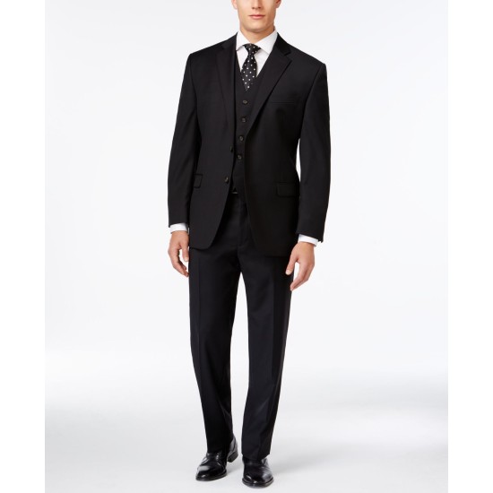 Lauren Ralph Lauren Men's Big&Tall Suit Jackets, Black, 54