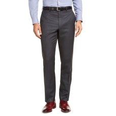 Lauren Ralph Lauren Men’s Classic-Fit UltraFlex Stretch Suit Pants (Gray, 36×34)