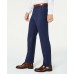 Lauren Ralph Lauren Men's Ultra Flex Flannel Dress Pants, Navy, 32X32