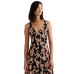 Lauren Ralph Lauren Sleeveless Fit-And-Flare Dress (Black, X-Small)