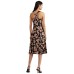 Lauren Ralph Lauren Sleeveless Fit-And-Flare Dress (Black, X-Small)