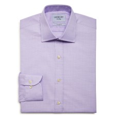Ledbury Babar Tailored Fit Size Check Slim Fit Dress Shirt-Men