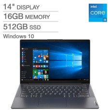 Lenovo IdeaPad 5 14″ Laptop – 11th Gen Intel Core i5-1135G7 (Model: 82FE00MEUS)