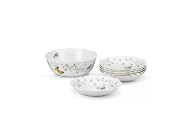  Butterfly Meadow 7 Piece Pasta/Salad Set
