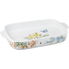Lenox Butterfly Meadow Collection Rectangular Baker