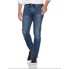 Levi’s Men Jeans 512 Slim Taper Below Waist Stretch (Blue, 36 X 30)