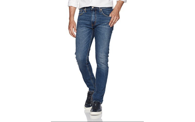 Levi’s Men Jeans 512 Slim Taper Below Waist Stretch (Blue, 36 X 30)
