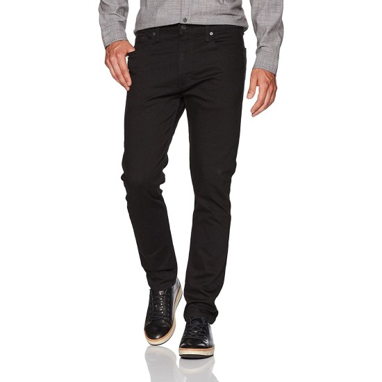 Levi’s Men’s 512 Slim Taper-Fit Jeans (Black, 28×30)