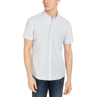 Levi’s Men’s Chambray Short-Sleeve Oxford Shirt ( Turquoise/Aqua,XXL)