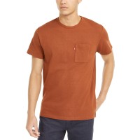 Levi’s Men’s Heavyweight Pocket T-Shirt, Brown, X-Large