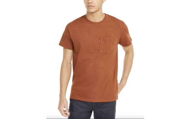 Levi’s Men’s Heavyweight Pocket T-Shirt Tortiose Shell 2XL