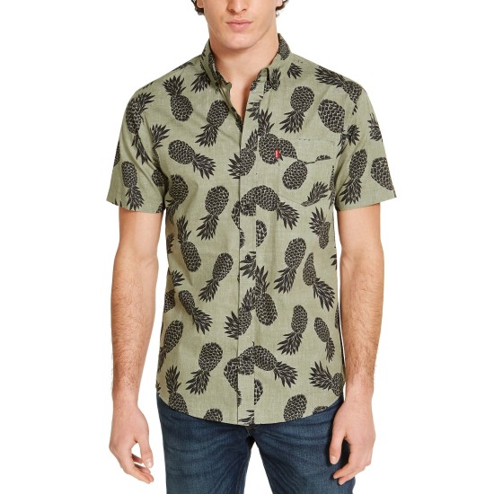 Levi’s Men’s Pineapple Shirt, Pineapple Green, 3XL