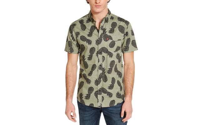 Levi’s Men’s Pineapple Shirt, Pineapple Green, 3XL